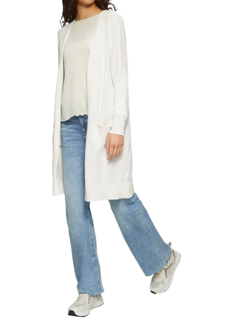 Strickjacke creme