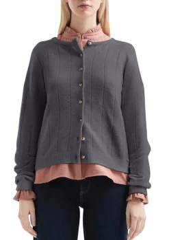 Strickjacke grau