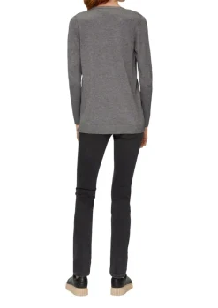 Strickjacke grau