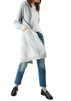 Strickjacke grau
