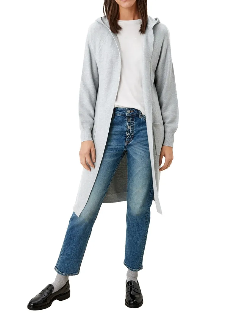 Strickjacke grau