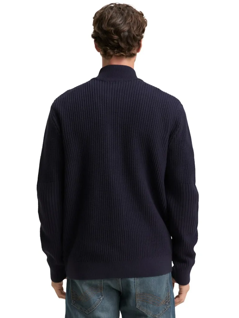 Strickjacke mit Knopfleiste sky captain blue