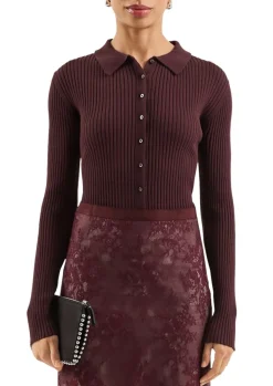 Strickjacke rot