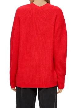Strickjacke rot