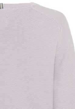 Strickpullover aus Baumwolle lavendel