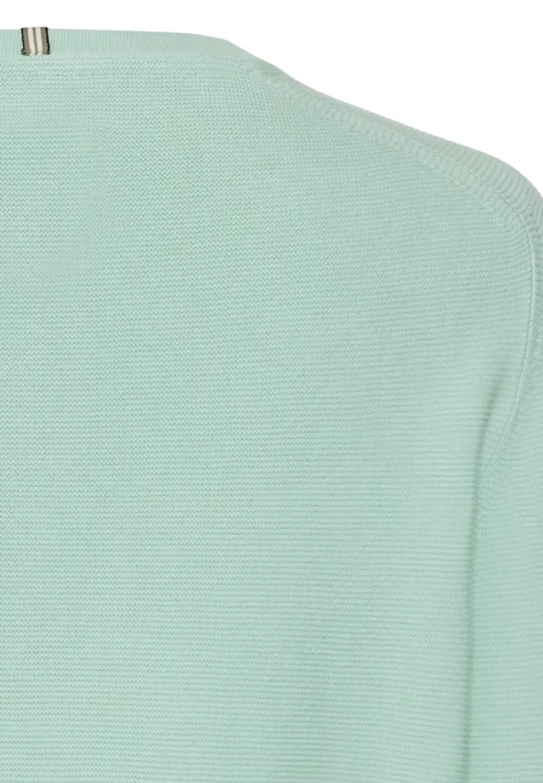 Strickpullover aus reiner Baumwolle light peppermint