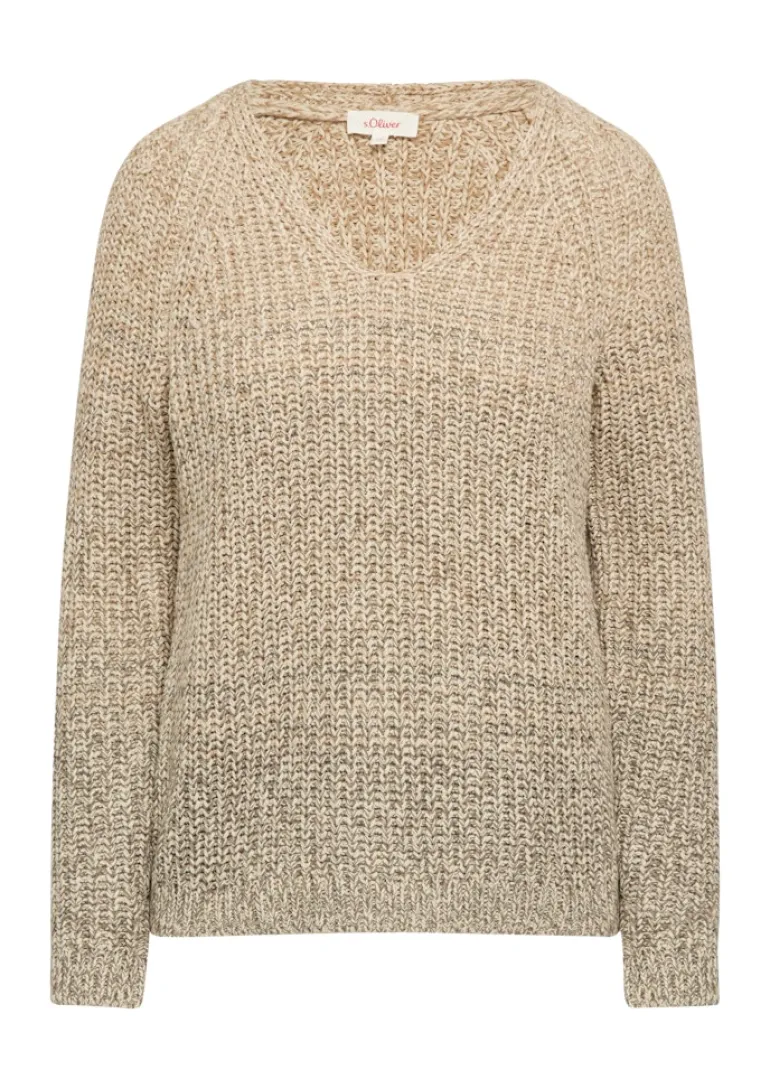 Strickpullover beige