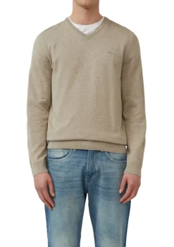 Strickpullover beige