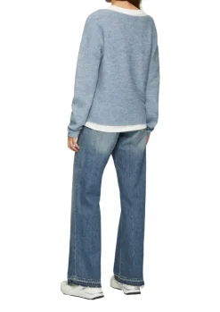 Strickpullover blau