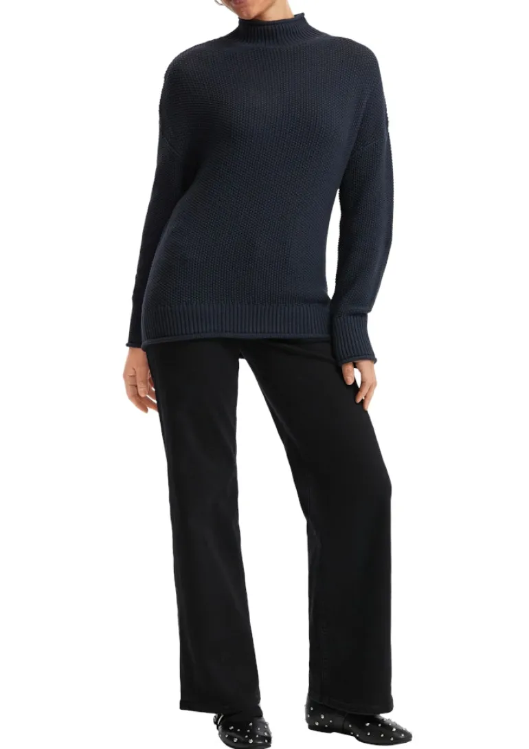 Strickpullover blau