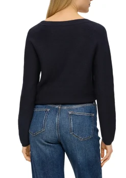 Strickpullover blau2
