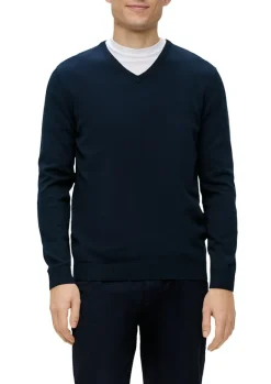 Strickpullover blau2