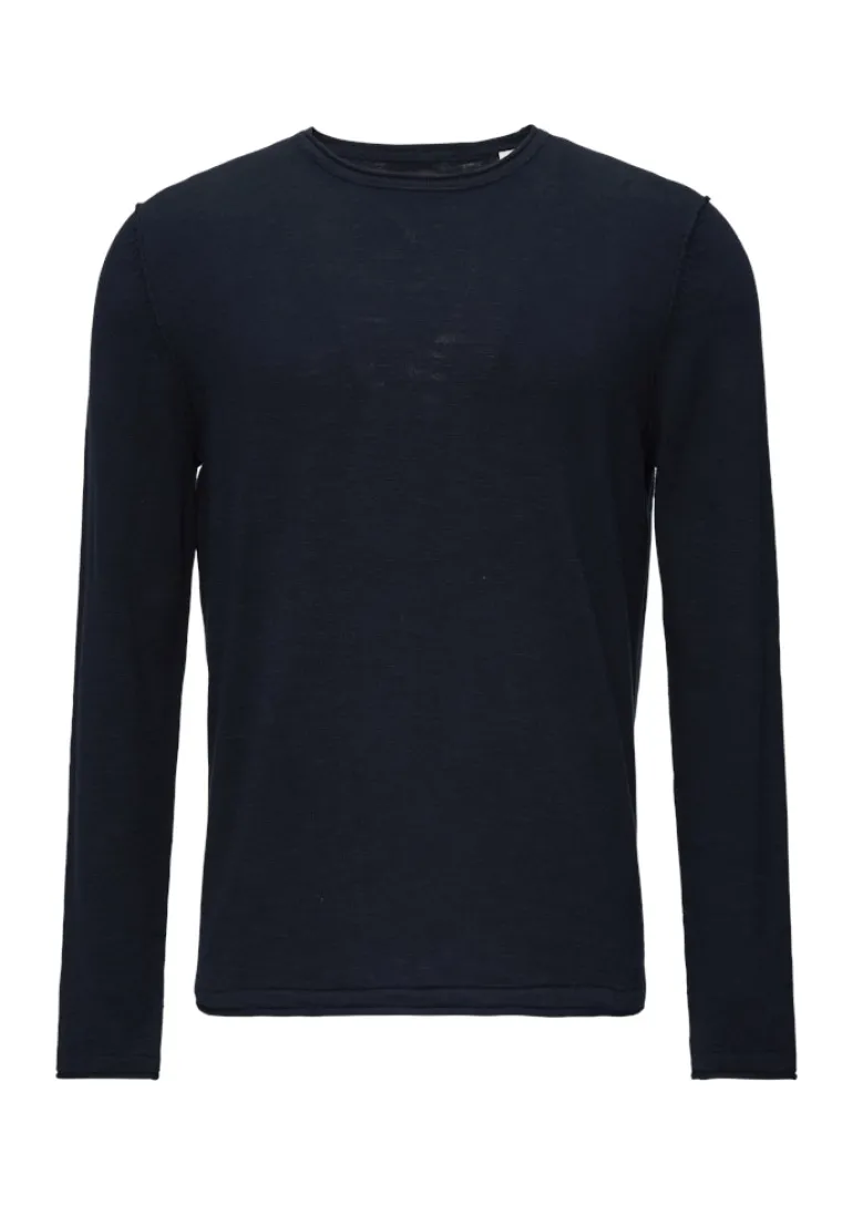 Strickpullover blau