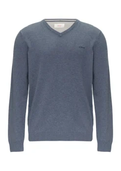 Strickpullover blau1