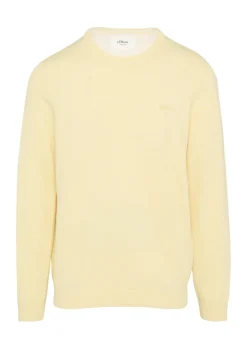 Strickpullover gelb