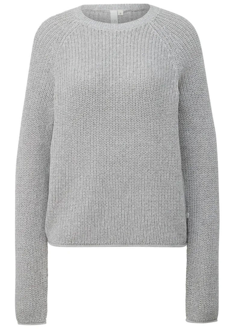 Strickpullover grau
