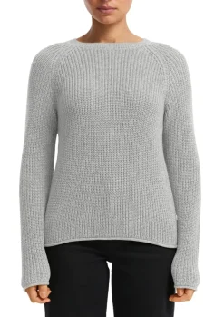 Strickpullover grau