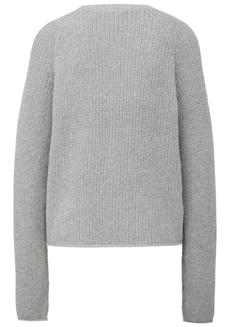 Strickpullover grau