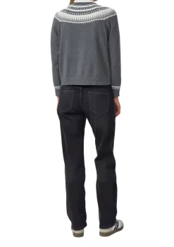 Strickpullover grau