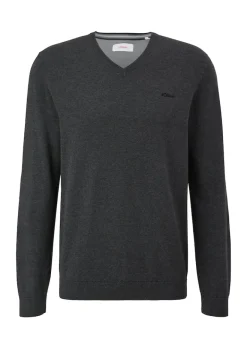 Strickpullover grau2