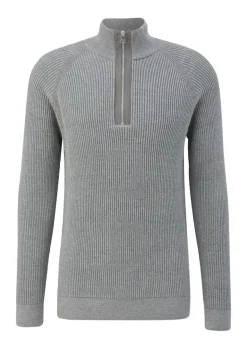 Strickpullover grau