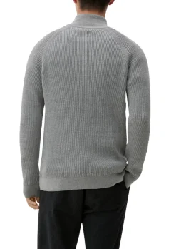 Strickpullover grau