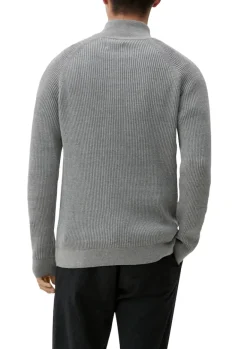 Strickpullover grau