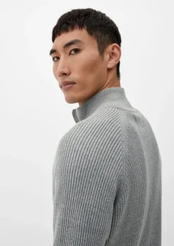 Strickpullover grau