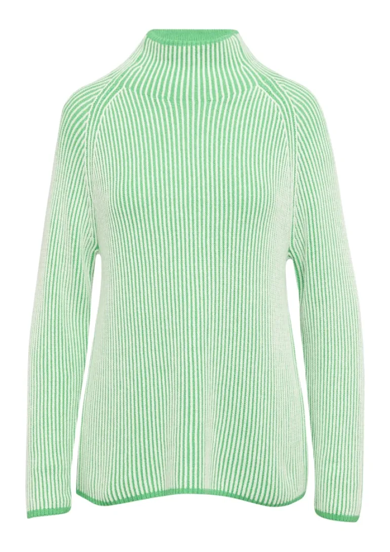 Strickpullover grün
