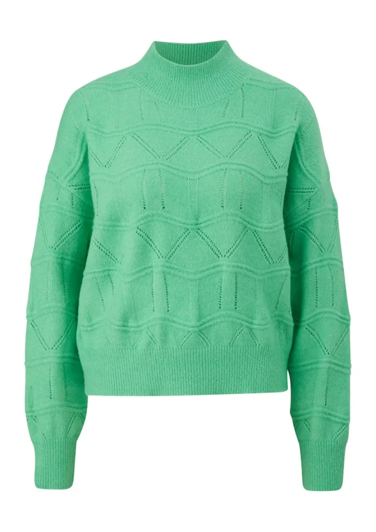 Strickpullover grün