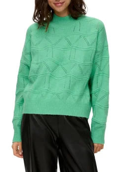 Strickpullover grün