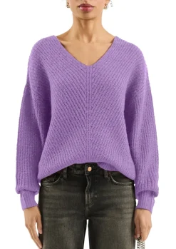 Strickpullover lila