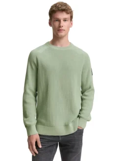 Strickpullover mit Struktur fresh mint green
