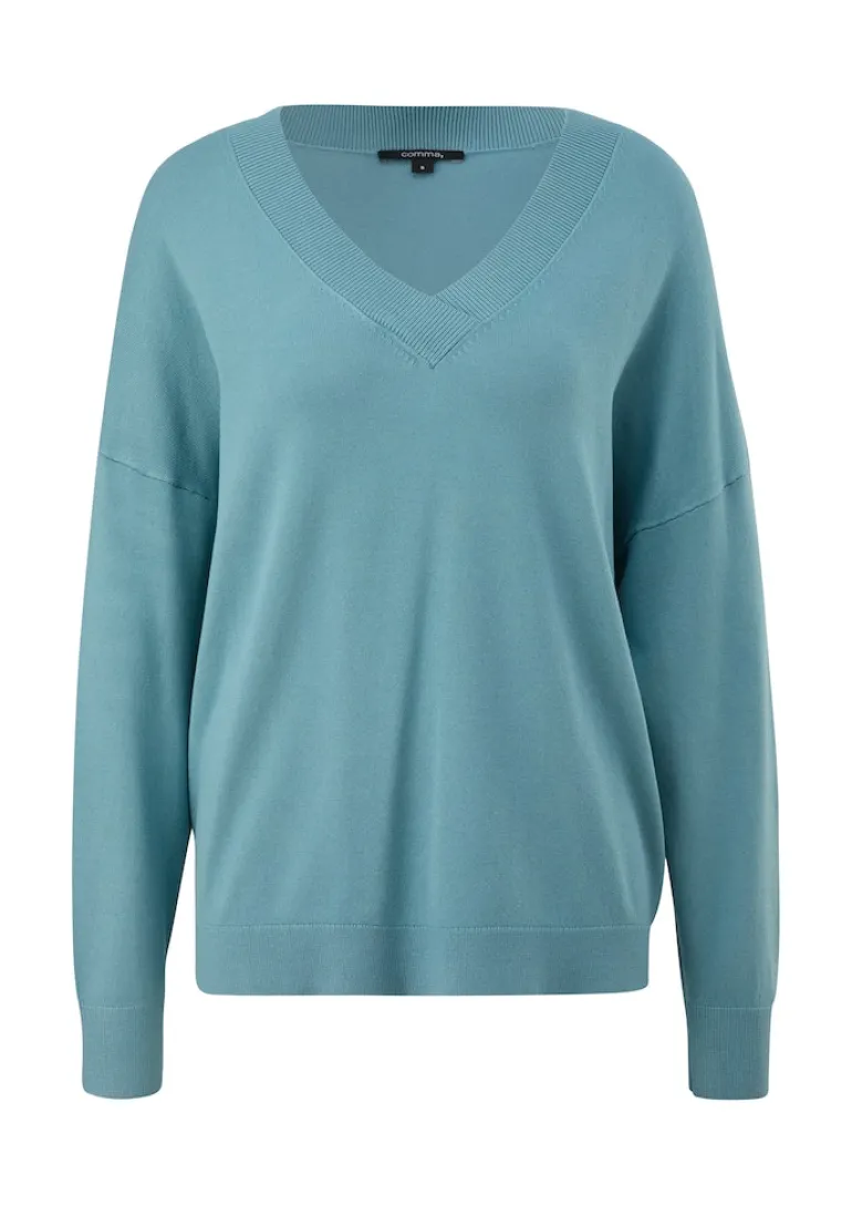 Strickpullover petrol