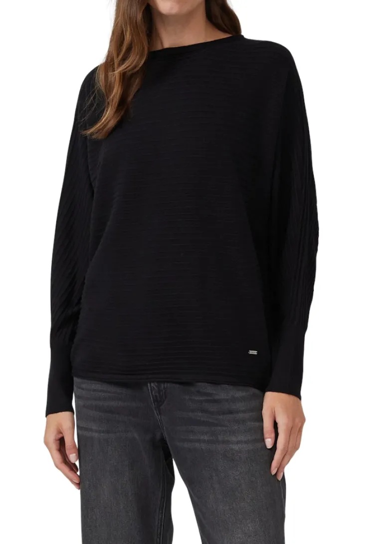 Strickpullover schwarz