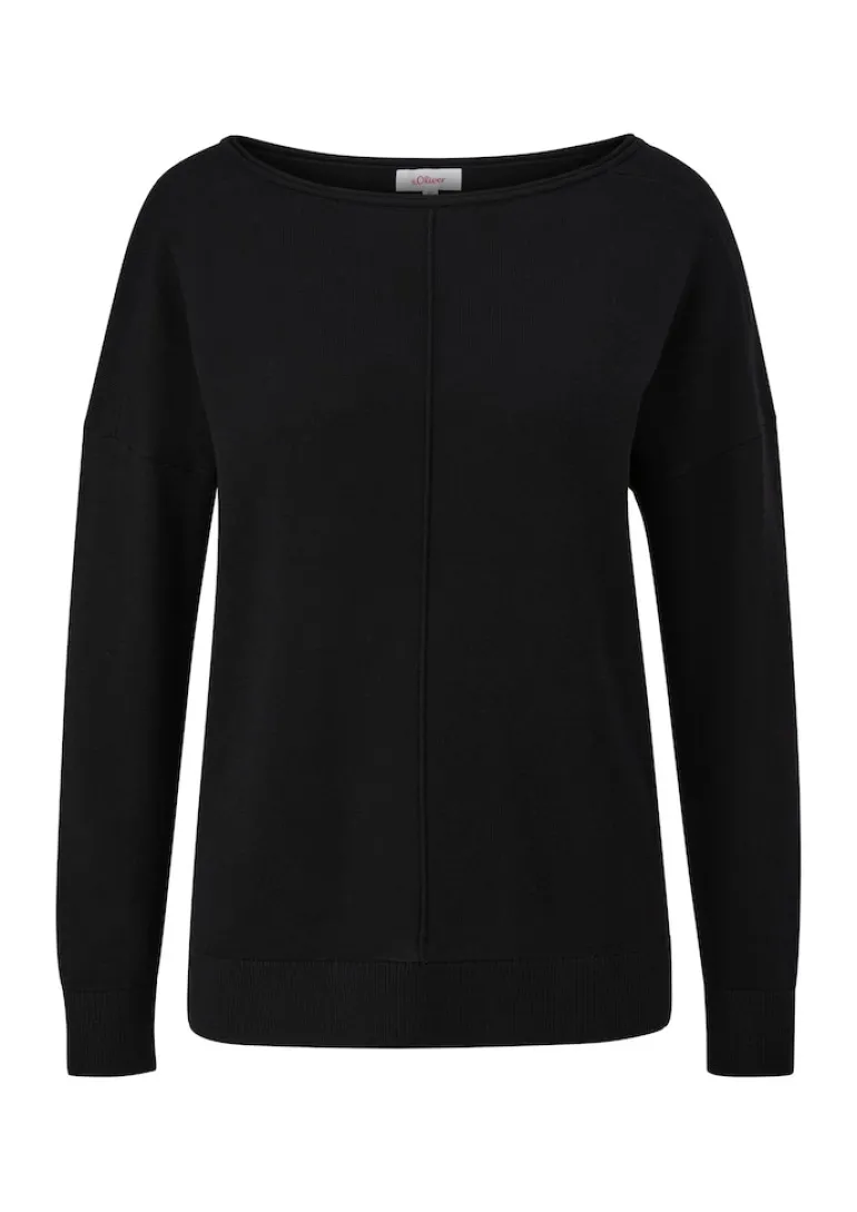 Strickpullover schwarz