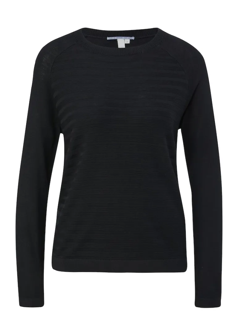 Strickpullover schwarz