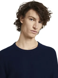 Strickpullover sky captain blue