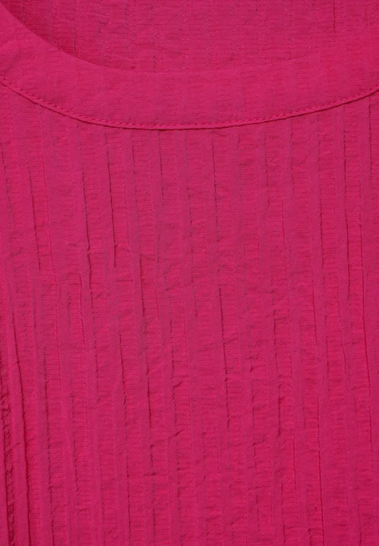 Struktur Blusenshirt pink sorbet