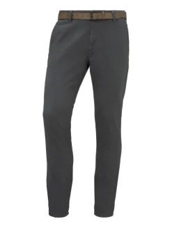 Strukturierte Straight Chino two colored black design