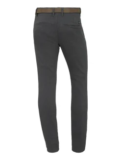 Strukturierte Straight Chino two colored black design