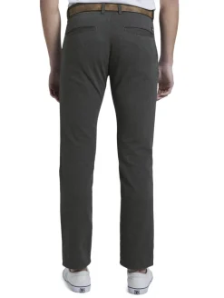 Strukturierte Straight Chino two colored black design