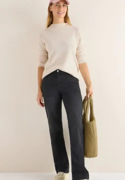 Strukturmix Pullover oat milk beige melange