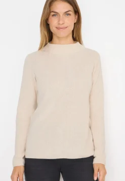 Strukturmix Pullover oat milk beige melange