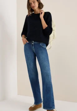 Strukturmuster Sweatshirt urban dark blue