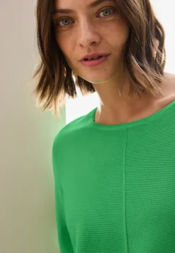 Strukturpullover iced neon green