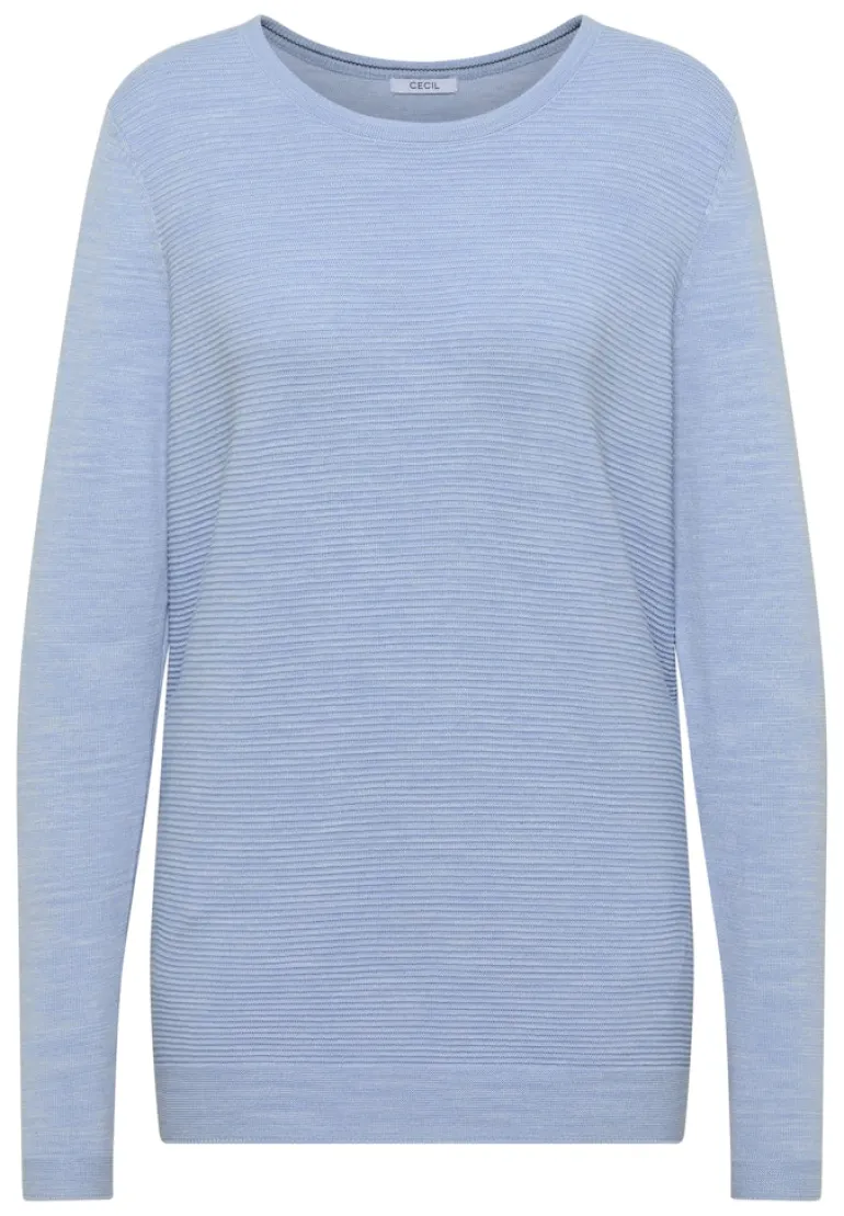 Strukturpullover mountain heather melange