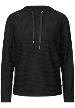 Strukturshirt black