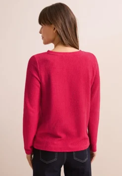 Strukturshirt granita red