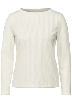 Strukturshirt vanilla white